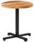 Chusui Bistrotisch, Stehtisch, Balkontisch, Partytisch, Biertisch, Beistelltisch, Bierkasten Tisch, Rund Ø70x75 cm Akazie Massivholz