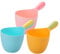 PLAFOPE 3Pcs Water Ladle Multi Purpose Bath Rinser and Baby Cartoon Shampoo Cup Bath Jug Rinse Cup for Baby Bathing Kitchen and Home Use Versatile Bathroom Water Ladles