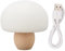 Pilzlampe, Warmes Licht, Silikon-Klappe, Dimmbar, Wiederaufladbar, Pilz-Nachtlicht Zum Stillen, Kinderzimmer, Schlafzimmer, Geschenke