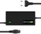 Qintrumiot 42V 3A Chargeur trotinette Electrique,36V 3A Chargeur Rapide Batterie de Trottinette,Chargeur Hoverboard,Chargeurs de Batterie pour trottinettes,Adaptateur 9mm connecteur 3 Broches GX12