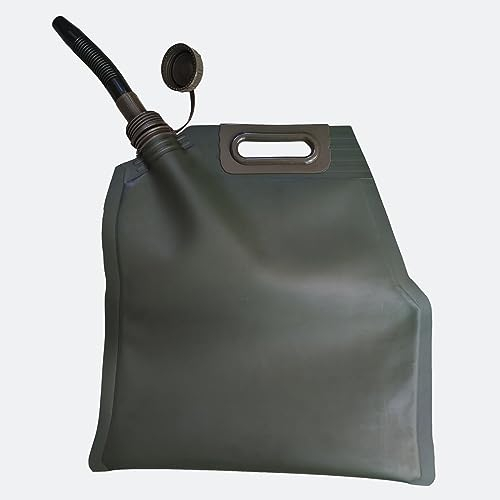 UVCMDUI Bidon Ġãṣôliňa 5L 10L 20L 30L, Garrafa Ġãṣôliňa Plegable Portátil, Bidones de Plastico TPU Flexible, Garrafa de Emergencia Al Aire Libre con Boquilla para Automóvil Motocicleta,20L(61x55cm)