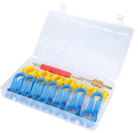 Comphic 16Pcs Car AC Line Disconnect Tool Set Auto Fuel Line Quick Removal Tool Fuel Line Disconnect Tools Set