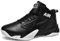 Uhclrr High Top Basketball Schuhe Herren Basketball Schuhe Mode Laufschuhe(44 EU, Black)