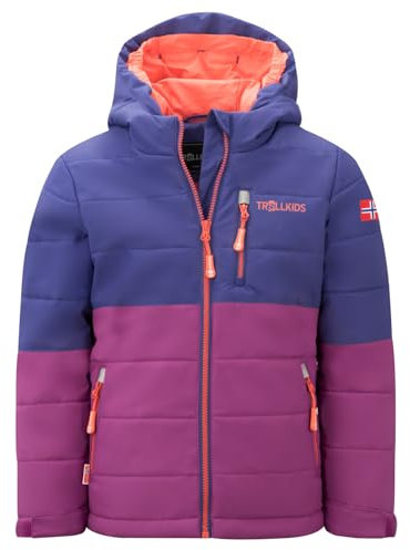 Trollkids Kids Hemsedal Snow Jacket XT 152, Dark Purple