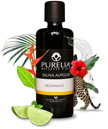 PURELIA Saunaaufguss Konzentrat Regenwald 100 ml natürlicher Sauna-aufguss