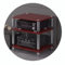 HIFI Audio Cabinet con Piedi Ammortizzanti Amplificatore di Potenza Mensola Marrone 3 Tier Stand per Giradischi MDF Stand Audio Rack