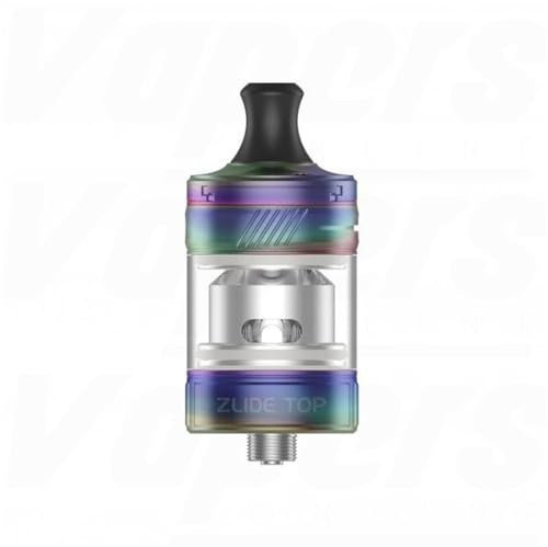Atomizador Zlide Top Tank In-nokin 3 ml/4,5 ml (Arcoíris) con tapa deslizante y flujo de aire superior compatible con bobinas Z 0,3/0,6 ohmios Mod CoolFire Z60 Original - No Nicotine