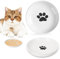 3 Pièces Gamelle Chat Ceramique, Plat Nourriture Chat, Gamelle Chien,Assiette Chaton,Petit Assiette Chat, Gamelles pour Chats,Ecuelle pour Chat,Assiettes pour Chat Chien,pour Chatons et Petits Animaux