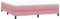 vidaXL Boxspringbett ohne Matratze Rosa 180x220 cm Samt, Bett, Bettgestell, Doppelbett, Schlafzimmermöbel, Bettrahmen, Samtbett, Polsterbett
