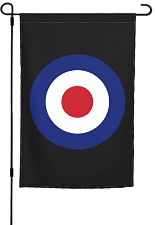Raf Roundel für draußen, 30,5 x 45,7 cm, Gartenflagge, doppelseitig, saisonale Flagge, Heimdekoration, Banner, Hof, Willkommensflaggen
