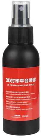 Colle pour panneaux de construction d'imprimante 3D | 100 ml | Spray adhésif pour plaques d'impression | Empêche la déformation - Forte adhérence - Impression 3D - nivellement du lit - Fixation du