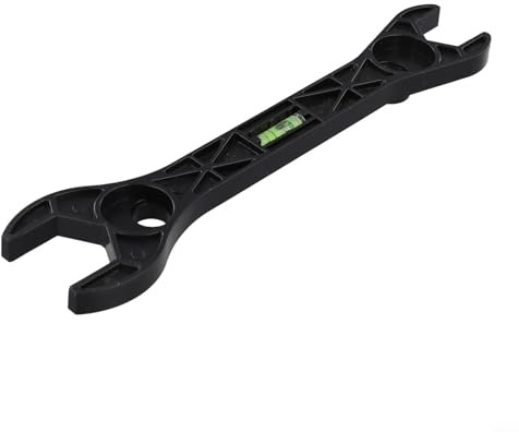UrbanHui Duschschlüssel All-in-One Sanitär-Werkzeug, leicht, 237 g, kompakt, 237 x 32 x 22 mm, zuverlässige Kunststoffkonstruktion, überprüfen Sie die Größe vor der Bestellung