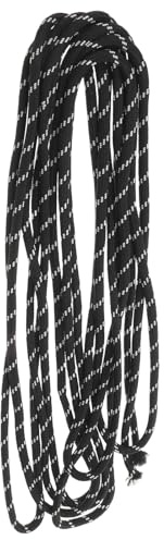 YARNOW Outdoor Umbrella Replacement Cord Black Polyester Woven Rope 29.5ft Resistant to Stretching Patio Umbrella Repair Line for Garden and Beach Use