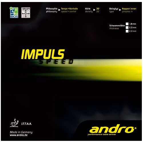 andro Belag Impuls Speed, 2,0 mm, schwarz