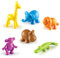 Learning Resources Seau d'animaux de la Jungle à Compter Dingues d'animaux (Ensemble de 72 pièces)