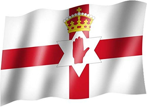 sportfanshop24 Flagge/Fahne NORDIRLAND/Nord Irland Staatsflagge/Landesflagge/Hissflagge mit Ösen 150x90 cm, sehr Gute Qualität