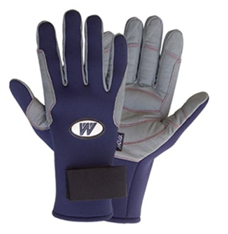 MOTIVEX Segelhandschuhe Neopren Farbe Blau volle Finger XXXL