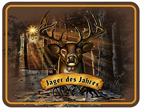 Schild: Jäger des Jahres