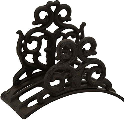 Plaisirs de France jac1320 Jardín Manguera Plana Soporte Manguera de Pared Hierro Fundido