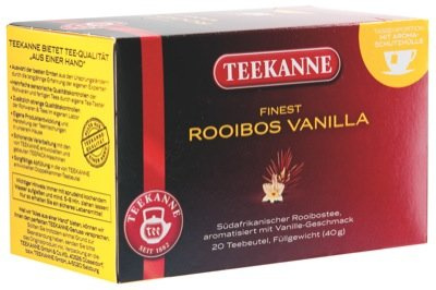 Teekanne Premium Rooibos Vanilla, 20 Aufgussbeutel, 1er Pack