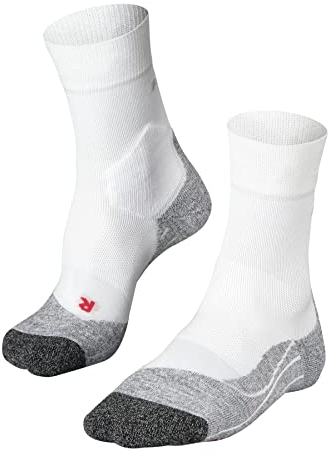 FALKE Men's RU3 Running Socks Extra-Strong Cushioning Anti-Blister Cooling Effect Thick Mid-Calf Length Vegan Quick-Drying Breathable Lyocell Functional Yarn 1 Pair