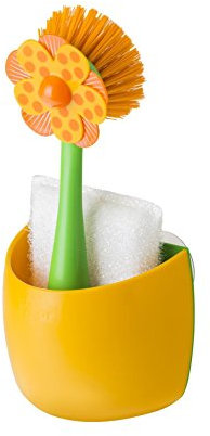 VIGAR Set Fraiseur avec Doseur et Brosse Lave-Vaisselle LolaFlor 11.5 X 8 X 23 cm Citronier