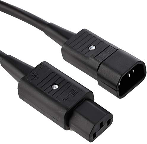 Premium IEC Kettle Extension Lead C13 to C14 Long Flexible Mains Power Cable (10 m)