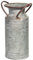 Red Co. 13” Large Decorative Farmhouse Galvanized Metal Milk Can Planter Vase with Handles