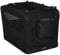 Amazon Basics - Hochwertige Haustier-Transportbox für Hund, faltbar, weich - L 76 x B 53 x H 53 cm, Schwarz