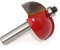 1/4 Shank Sealed Bearing Bit, Tungsten Carbide Tipped Template Router Bit TCT Wood Joining Cutter Shaping, Bearing Milling Cutter Tool (Cove Bit 8mm Shank *38)