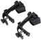 Bnineteenteam Drum Mic Clip, 2 Pcs Clips on Drum Mount, Microphone Drum Clamp Clip Mounts Adjustable Shockproof Clamp Holder, Drum Clamp (Black) Clip Para Tambor De Batería Performance Accessory