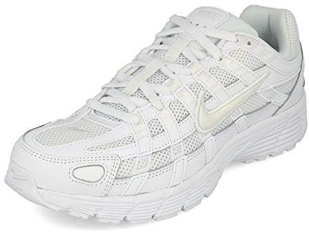 Nike W P-6000, Zapatillas para Correr Mujer, White/White/Platinum Tint, 38 EU