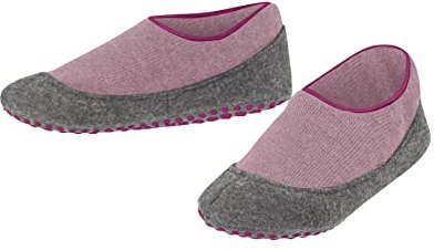 FALKE Unisex Kinder Stoppersocken Cosy Slipper K Hp Wolle rutschhemmende Noppen 1 Paar, Rosa Almond Blossom 8441, 33/34 EU