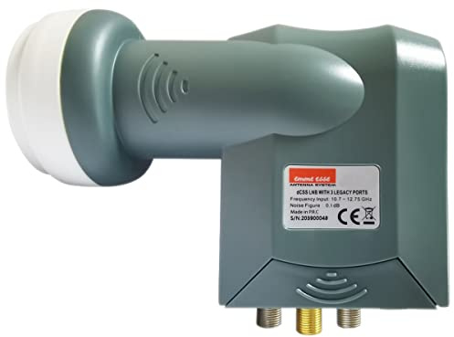 LNB QUAD DCSS WITH 2 LEGACY PORTS - LNB DCSS + 2 PORTE LEGACY