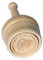 KAESE-SELBER.DE Butterdurchstoßform Stempel | 30 Gramm Herz aus Holz 9 cm | Butter Form