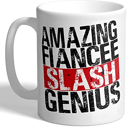 I Love Mugs - Amazing Fiancée Slash Genius - Brooklyn 99 - Mug, Ceramic, 11fl.oz.