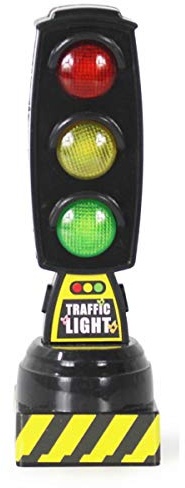 VERBENA LINN Singende Ampel Spielzeug Verkehrssignal Modell Straßenschild passend für Brio Zug