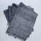 Sue Rossi Ltd Face Cloth Wash Mitt Set 50% Cotton 50% Bamboo 15cm x 22cm Face Flannel Glove Soft Absorbent (Silver Grey 4 Pack)