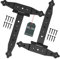 KOTARBAU® Juego de 2 Bisagras de 250 mm - Revestimiento de Polvo - Bisagras negras en T Bisagras Puertas Madera Bisagras para Puertas de Madera Visagras Negras Rustica en Cruz
