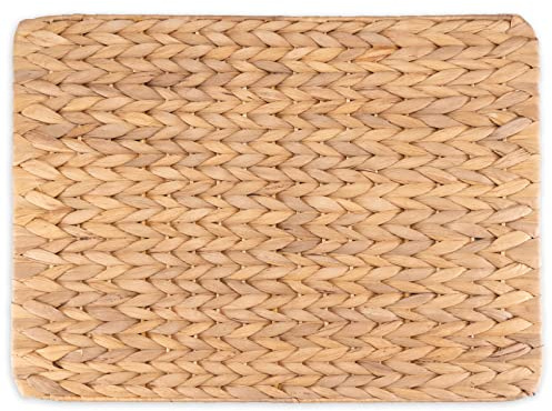 Decorasian Lot de 6 sets de table en jacinthe d'eau - rotin - 43 x 32 cm - rectangulaires