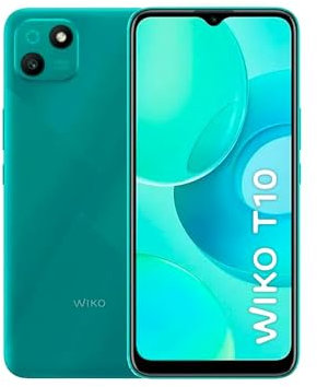 WIKO T10, 2+64GB, Emerald Green, Sim Free Unlocked Smartphone, 6.5” Dewdrop Display, 5000mAh Large Battery + 2 Year Warranty
