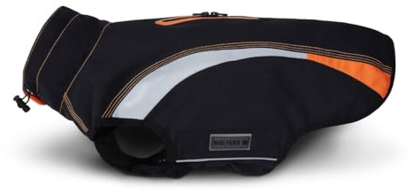 WOLTERS Regenjacke Xtra Strong für Mops&Co., Größe:38 cm, Farbe:neon orange