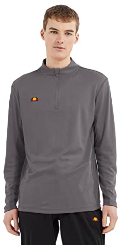 Ellesse Herren Rolbi 1/2 Zip -Pullover - Dunkelgrau - L.