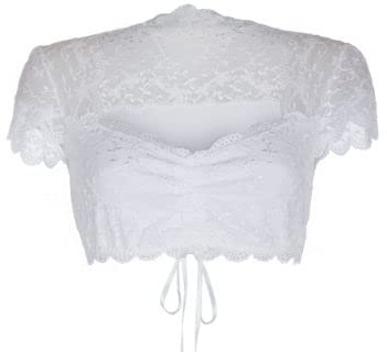 Nina von C. Spitzen Dirndlbluse Valeska Kurzarm 48462971
