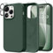 GONEZ Magnetic for iPhone 14 Pro Max Case [3 in 1], Compatible with Magsafe, with 1X Screen Protector + 1X Camera Lens Protector, Liquid Silicone Shockproof 14 Pro Max Case, Dark Green