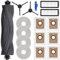 Zubehörset für Dreame L20 Ultra / L20 Ultra Complete, 4 Mopp Wischpad 6 Staubbeutel 1 Hauptbürste 2 Filter 2 Seitenbürsten, Saugroboter Ersatzteile Zubehör Kit