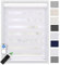 EFIXS Doppelrollo mit Kassette 85 x 175 cm (BxH) in Weiss/Duo Rollo mit Premium-Unterschiene/Doppelrollo zum Bohren in den Breiten 40-220 cm