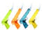 15x Wasserpistolen Set 15 cm für Kinder & Erwachsene - mit hoher Reichweite - Wasserspritzpistole Spritzpistole klein mini für Kinder