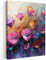 MuchoWow© Wandbilder 50x70 cm Schlafzimmer Home Deko Wohnung Bild Wohnzimmer Fotoleinwand Wand Bilder Leinwand Wall Decor Blumen - Botanisch - Kunst - Rosa - Natur