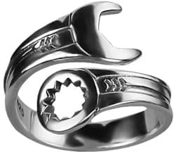 exdas Rings Ring Jewellery Women Men Men Women Vintage Spanner Finger Rings Punk Lovers Party Rock